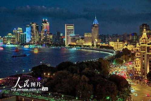 上海外滩夜色绚烂